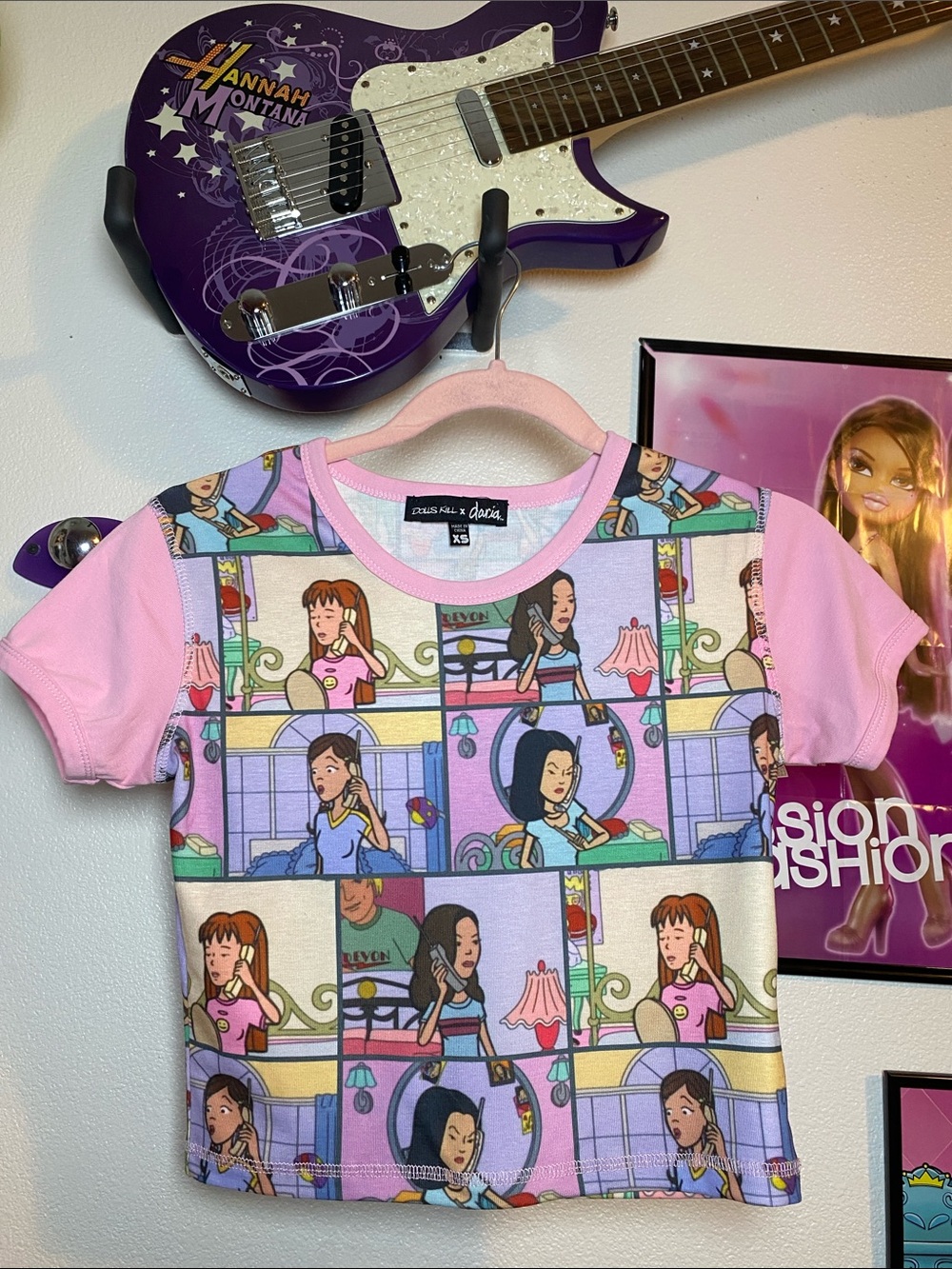 Daria Comic Panel Graphic Baby Tee